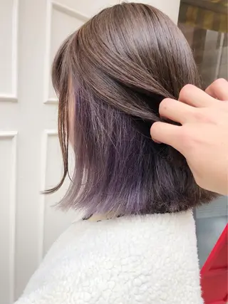 ミディアム カラー 🫟Blanco🫟 Color&Careのヘアスタイル