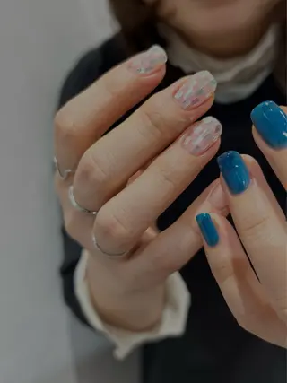 ネイル NINEnami ニュアンスネイルのネイルデザイン