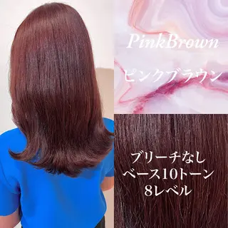 セミロング カラー ハルキ/ 髪質改善のヘアスタイル