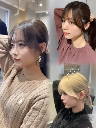 セミロング カラー レイヤー×髪質改善 マネージャー安藤光司のヘアスタイル