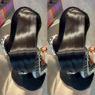 ロング カラー 新宿/髪質改善/ 縮毛矯正/suuのヘアスタイル