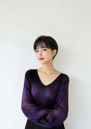 ショート nex the salon coall所属・🫧似合わせショート イシダ🫧のヘアスタイル