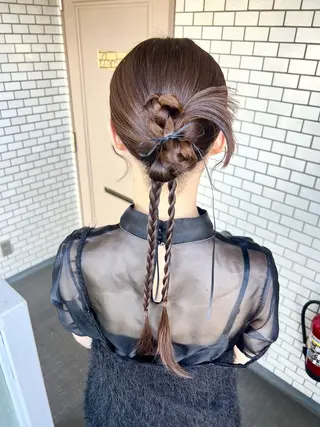 ヘアアレンジ 大人可愛いヘアメイク 💋🧚‍♀️しずかのヘアスタイル