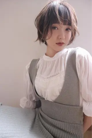 ショート カラー テトネ タカシのヘアスタイル