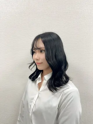 ミディアム カラー 🎀愛されgirly ヘア🫧Ayakaのヘアスタイル