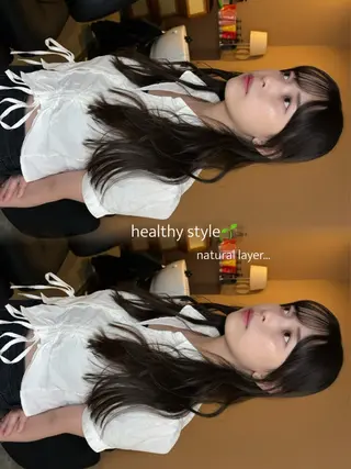 ロング 韓国レイヤー꙳⟡. YOKE reinaのヘアスタイル