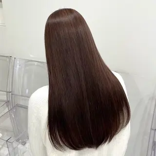 ロング カラー 韓国っぽ♡寒色/暗髪 🫧MOEKA🦋のヘアスタイル