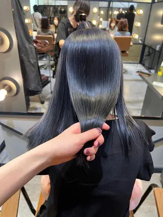 ロング カラー 髪質改善ストレート Kantaのヘアスタイル