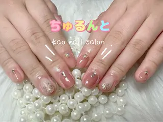 ネイル kao nail マグネット/長さだしのネイルデザイン