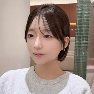 ミディアム パーマ 田中航平/渋谷ボブ/ レイヤーボブのヘアスタイル