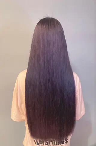 ロング カラー 宮原 佳苗のヘアスタイル