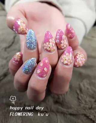 セミロング サロンku'u所属・salon kuuのネイルデザイン