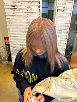 カラー 伊藤 優衣 /カットモデル名古屋のヘアスタイル