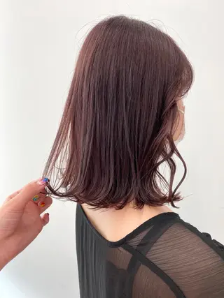ミディアム カラー momo所属・メンズヘアメイク 🩵Mayuki🩵のヘアスタイル