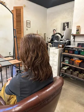 セミロング パーマ 🦖ノザワ リンカ🦖のヘアスタイル