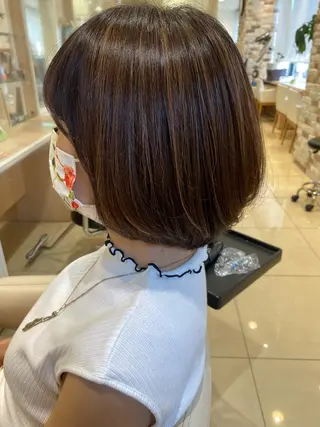 ショート カラー 🩵波巻き／ツイスパ HARU💎のヘアスタイル