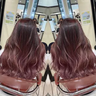 セミロング Y Uのヘアスタイル