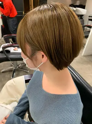 ショート カラー 似合わせレイヤー カット/KANNAのヘアスタイル