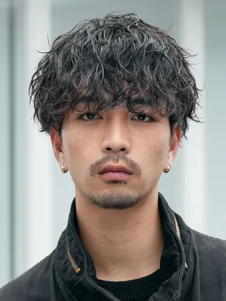 ショート パーマ メンズ fifth名駅所属・メンズパーマ 名古屋/水谷颯のヘアスタイル