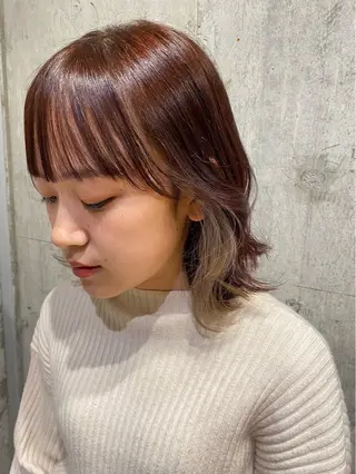 カラー 三宅 凜佳のヘアスタイル