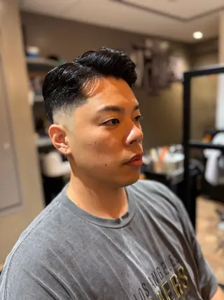 ショート メンズ バーバーショップ涼桜新町店所属・田中大 パーマ/メンズカットのヘアスタイル