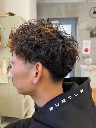 パーマ メンズ メンズパーマ/天神 大名/MIYAKEのヘアスタイル