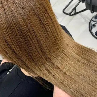 ロング ヘアアレンジ ネイル mona/ ストレートスタイル✨のヘアスタイル