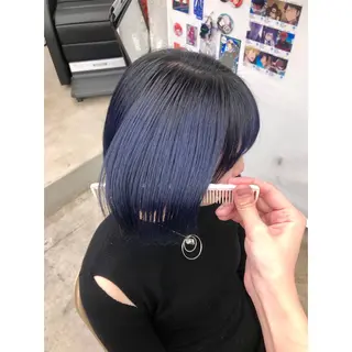 ショート カラー 推しカラー✨ オタク美容師ユウカのヘアスタイル