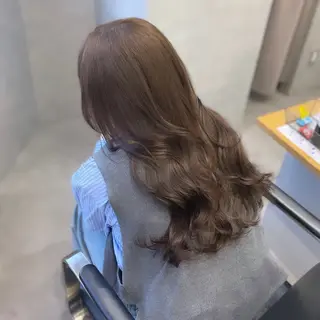 ロング カラー Rui/透明感カラー 暖色/レイヤーカットのヘアスタイル