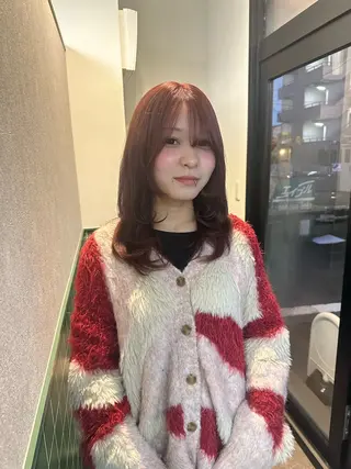 ミディアム 1月限定 クーポン◎井口朝香のヘアスタイル