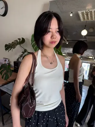 ショート レイヤーカット\ウル フ　chinatsuのヘアスタイル