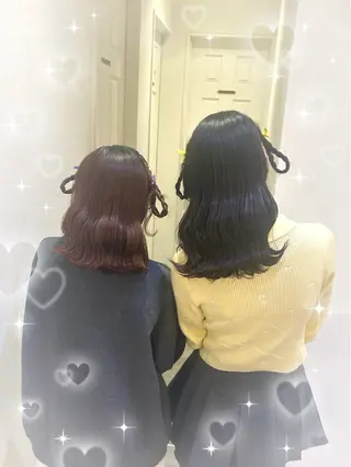 ヘアアレンジ 🎀透明感カラー🎀 ヘアメ／mikotoのヘアスタイル