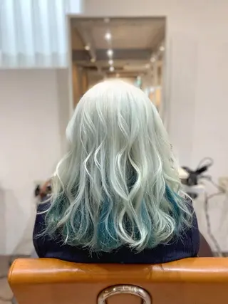 ミディアム カラー na3moe【ナナナモエ】所属・髪質改善✨カラー特化 サロン🎨平尾晃一のヘアスタイル