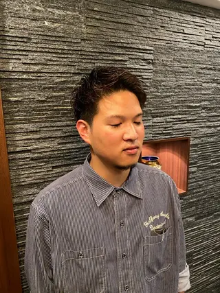 ショート パーマ メンズ 💈ヒロ銀座💈 ✨墓越聖菜✨のヘアスタイル