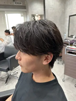 ショート パーマ メンズ ユウ🪄 パーマ指名No1のヘアスタイル