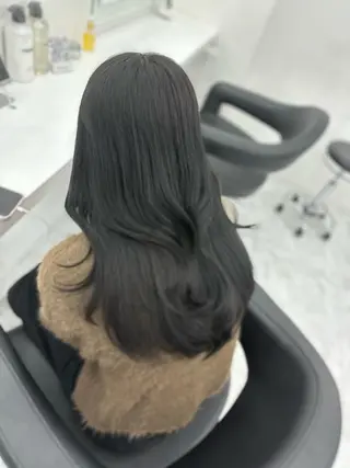 ロング カラー パーマ ヘアアレンジ メンズ キッズ ♥️韓国ヘア レイヤー♥️ゆりのヘアスタイル