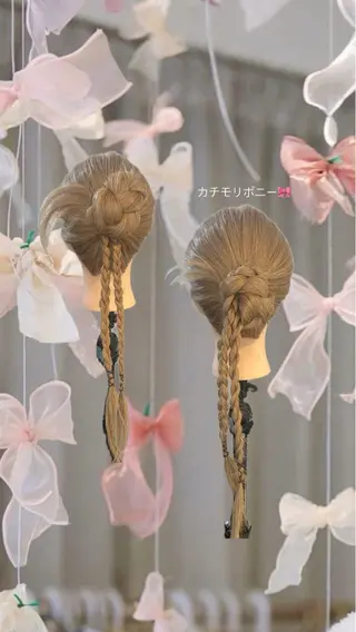 ヘアアレンジ hair make apt mocalabel所属・apt オクムラのヘアスタイル