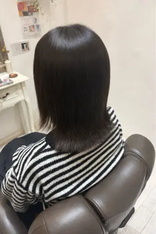 ミディアム 艶髪/髪質改善‎🤍 重野真心🫧のヘアスタイル