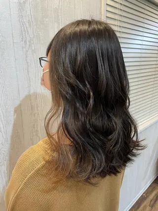 ミディアム カラー TELA HAIR 守谷のヘアスタイル