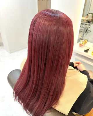 ロング RIKI/センター パート/メンズパーマのヘアスタイル