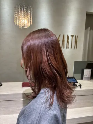 カラー たけむら はなのヘアスタイル
