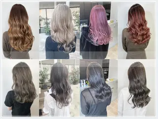 セミロング カラー Rubik'sなかもず店所属・鍵谷 公宏のヘアスタイル