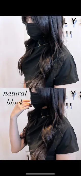 ロング カラー 艶感ワンホン color✨のヘアスタイル