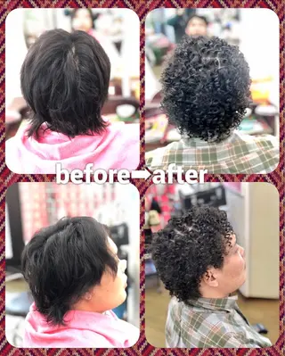 ショート カラー損傷毛縮毛矯正 ツイストスパ佐藤昭利のヘアスタイル