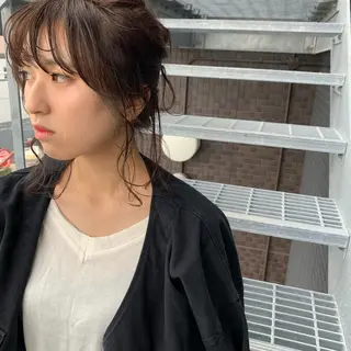 ヘアアレンジ ボブ/暖色/デザイン KOYUKI⛄️のヘアスタイル