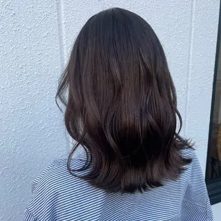 セミロング 🎀ハイトーン/ 艶カラー/夕月🎀のヘアスタイル