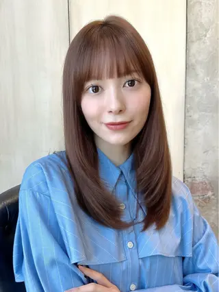 ロング カラー 必ず似合わせます/ レイヤー/石戸谷海斗のヘアスタイル