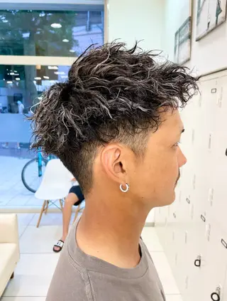 カラー メンズ ✨️ツヤ髪✨️ 💫髪質改善💫間宮のヘアスタイル