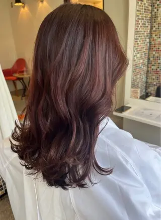 ロング カラー 小沼采唯👧🏼 海好きオヌちゃんのヘアスタイル