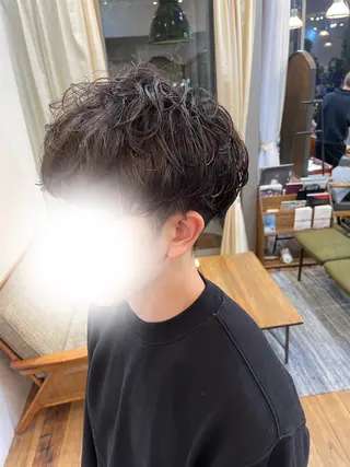 パーマ メンズ 似合わせカット‪// 鶴我万唯華のヘアスタイル